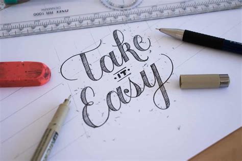 How To Do Faux Calligraphy Free Worksheets Lettering Daily