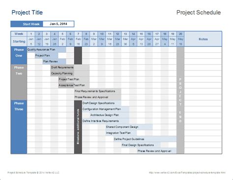 Project Schedule Templates 17 Free Word Excel And Pdf Samples