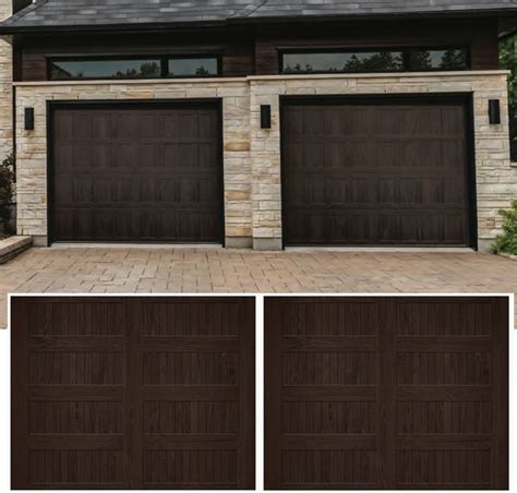 Chi Garage Door Accents Wood Tones Stamped Carriage House Long Bottom Web Sample Image Of