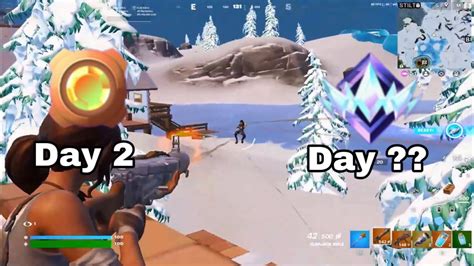 Climbing From Bronze To Unreal Rank On Fortnite Day 1 Youtube