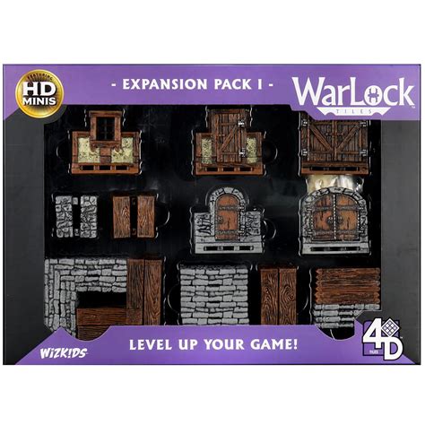 Warlock Dungeon Tiles Expansion Pack I Wizkids Pre Painted Rpg