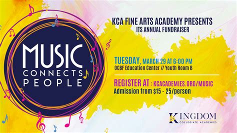 Fine Arts Institute Fundraiser Music Connects People Kingdom