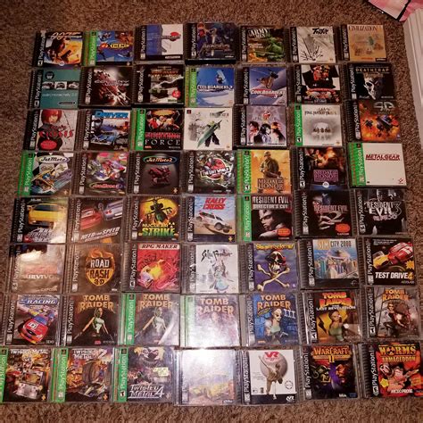 My Ps1 Collection Mostly All Complete Whats Your Favorite Ps1 Game