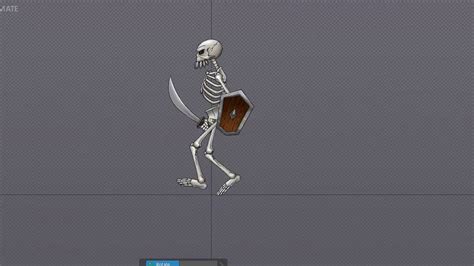 Artstation Skeleton Animation Character Design 2d Abdulrahman Salem