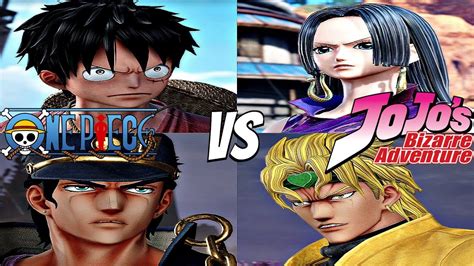 How many characters are in jump force? Jump Force - One Piece vs JoJo's Bizarre Adventure ...