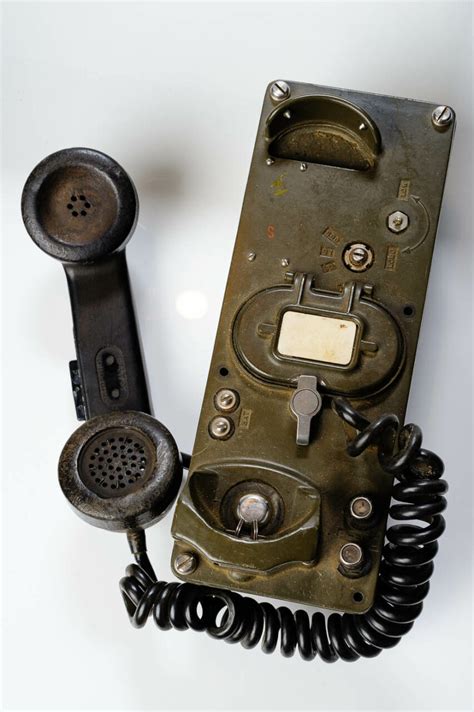 Mt002 Military Field Phone Prop Rental Acme Brooklyn