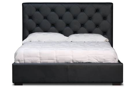 Stylish Leather High End Platform Bed With Extra Storage Chula Vista