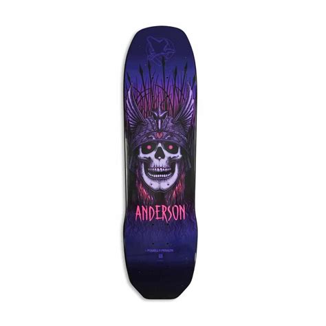 Powell Peralta Andy Anderson Heron Skull 845 Skateboard Deck