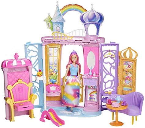 Barbie Dreamtopia Playset Rainbow Cove Doll And Castle Set Interactive