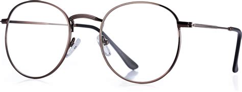 Pro Acme Classic Round Metal Clear Lens Glasses Frame