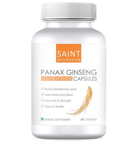 pure panax ginseng korean extract capsules power strength stamina erectile dysfunction
