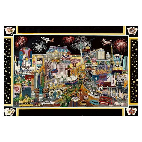 1000 Piece Jigsaw Puzzle Las Vegas Lights By Wuundentoy