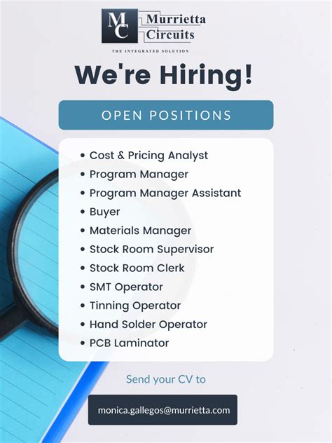We're Hiring