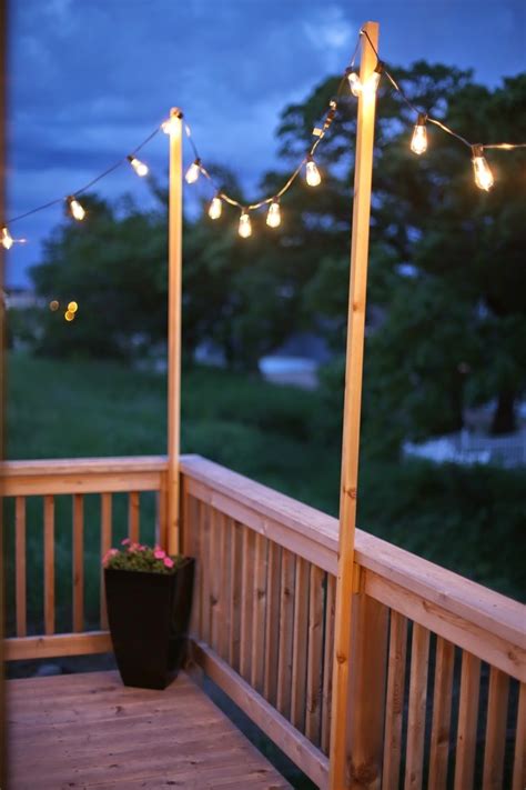 15 Inspirations Of Hanging Outdoor Lights On Deck