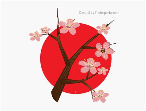 Japanese Designs Png File Japan Cherry Blossom Logo Transparent Png