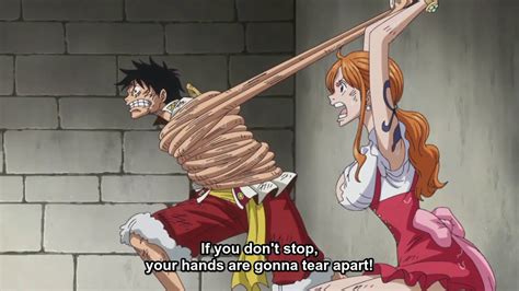 Luffy Try To Tear His Hand Youtube