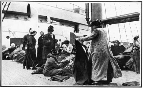 Titanic Survivors Aboard The Carpathia 1912 Titanic Survivors
