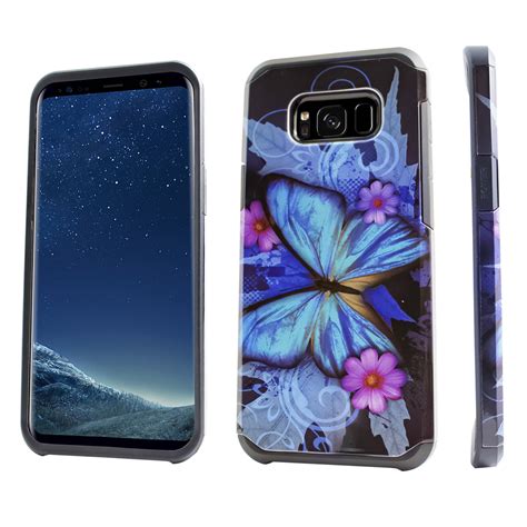 ♥ For For Samsung S8plus Galaxy G955 Phone Case Slim Hybrid Dual Layer Hardback Shock Bumper