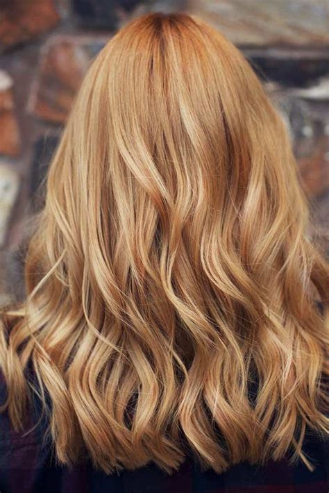 Long Textured Strawberry Blonde Hair Longhair Wavyhairstyle Cabello