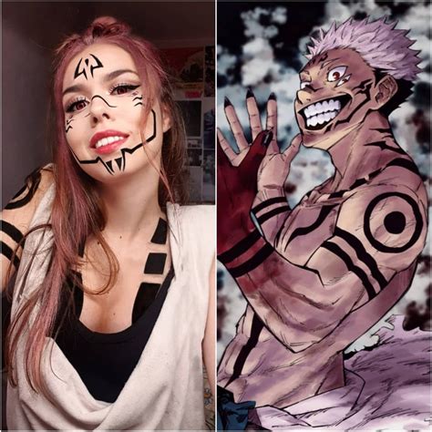 Female Sukuna Cosplay From Jujutsu Kaisen 😈 Check Out Mechicosplay On Instagram For More And