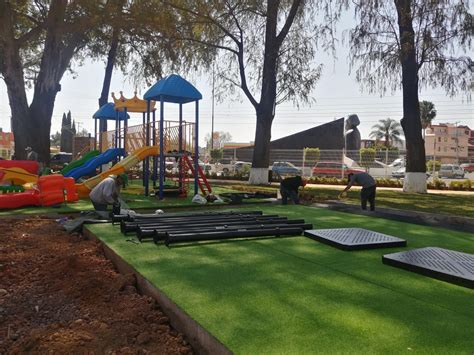 Casi Listos Los Trabajos De Remodelaci N Del Parque De La Alameda De La