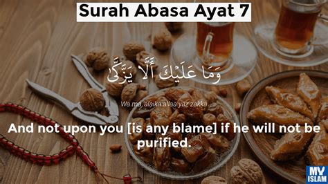 Surah Abasa Ayat 7 807 Quran With Tafsir My Islam
