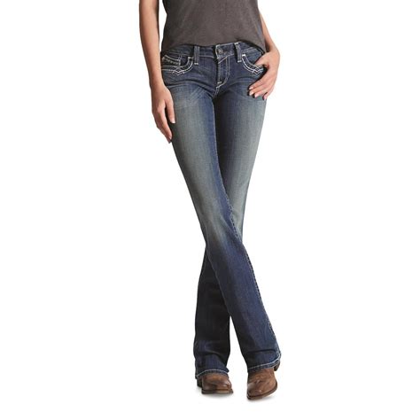 ariat women s r e a l bootcut entwined jeans 707161 jeans pants and leggings at sportsman s guide