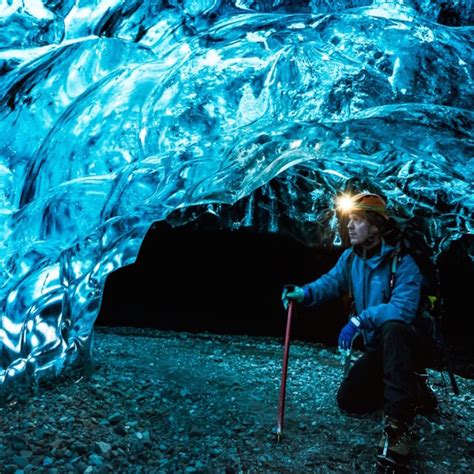 Glacier Adventure Blue Ice Cave Tour Blingby