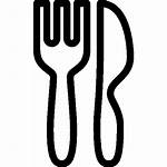 Restaurant Icon Icons Cutlery Transparent Besteck Symbol