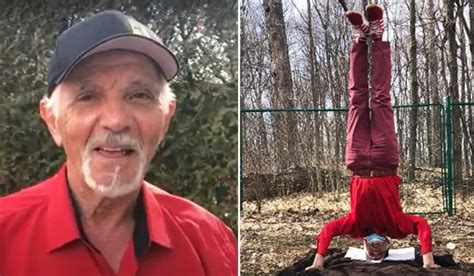 Viral Video 75 Year Old Man Becomes The Oldest Person To Perform Headstand Enters Guinness