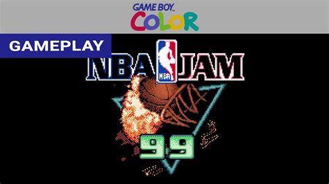 Nba Jam 99 Game Boy Color Gameplay Clip Hd Retrogameup Youtube