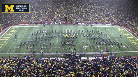 The University Of Michigan Marching Band Its All About The Blues