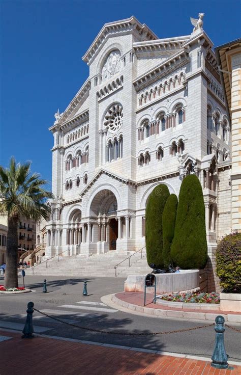 Cathedral Of Our Lady Immaculate In Monaco Editorial Image Image Of