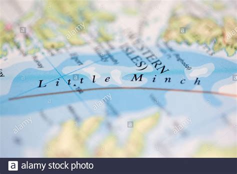 Shallow Depth Of Field Focus On Geographical Map Location Of Little