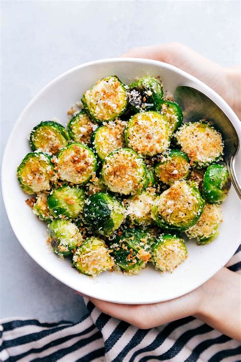 Put sprouts cut side down in one layer in pan. Roasted Brussel Sprouts {The BEST} | Chelsea's Messy Apron