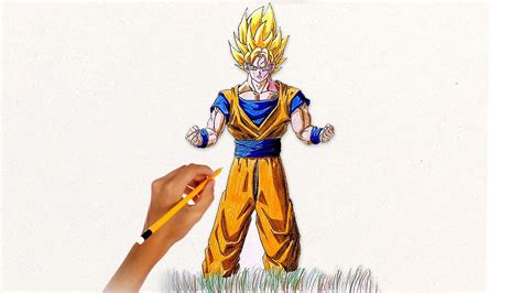 In these page, we also have variety of images available. How To Draw Goku | Dragon Ball Z | Cartoon Pencil Drawing ...