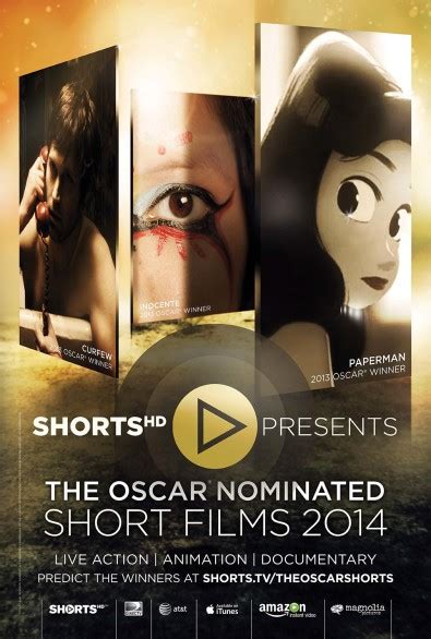 The 2014 Oscars Nominated Short Films In Theaters This Friday