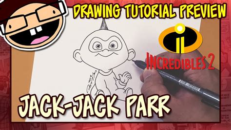 Preview How To Draw Jack Jack Parr Incredibles Drawing Tutorial The Best Porn Website