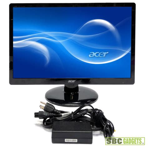 Acer S220hql Black 215 5ms Widescreen Led Backlight Lcd Monitor Ebay