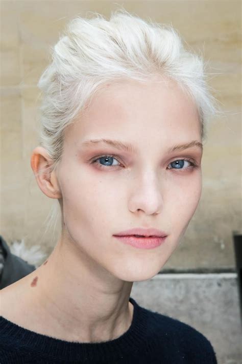 White Blonde Can Look Very Striking On Pale Skin Photo Pale Skin