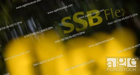 06 July 2018 Germany Stuttgart The Logo Of Ssb Flex Is Printed On