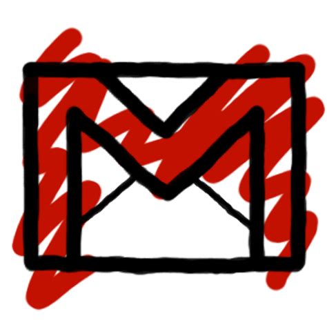 Gmail Logo Black And White Png