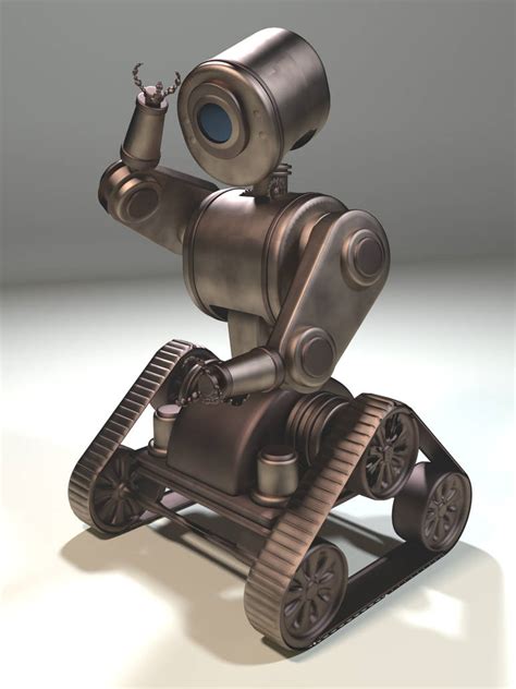 3d Model Steampunk Robot By Ark4n On Deviantart