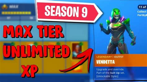 (also im asuming that the exp needed for each level will stay the same as last season but so far it looks like it). Getting The Tier 100 Skin Instantly In Fortnite Season 9 ...