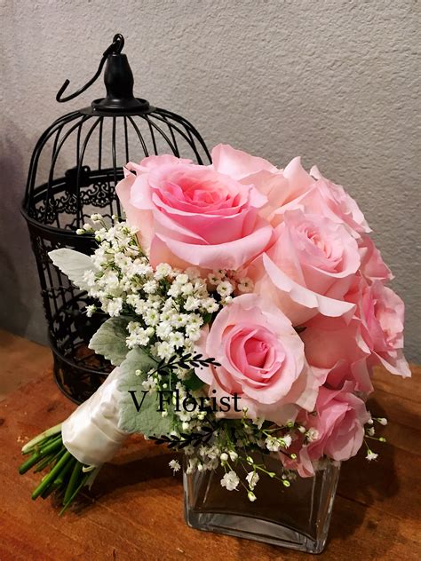 Pink Rose Wedding Bouquet In Las Vegas Nv V Florist