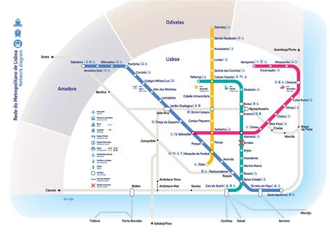 Tram Map Of Lisbon