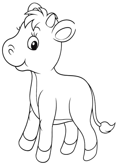 Calf Coloring Pages To Download And Print For Free
