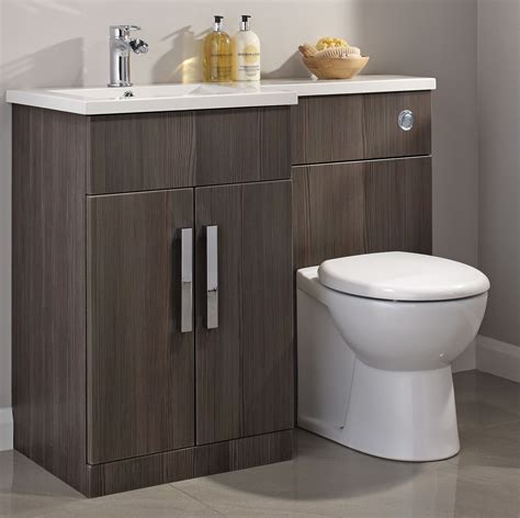 Shop our inspiring collection of vanity units. Cooke & Lewis Ardesio Bodega grey LH Vanity & toilet pack ...