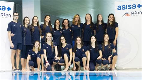 la selección española de natación sincronizada se pone a prueba