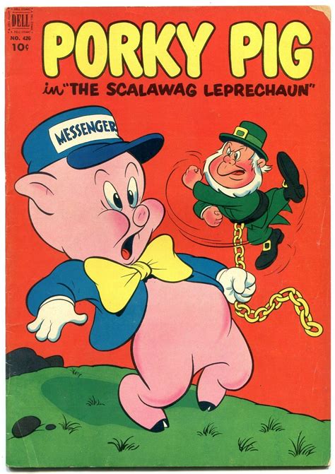 Porky Pig In The Scalawag Leprechaun Four Color Comics 426 1952 Vg